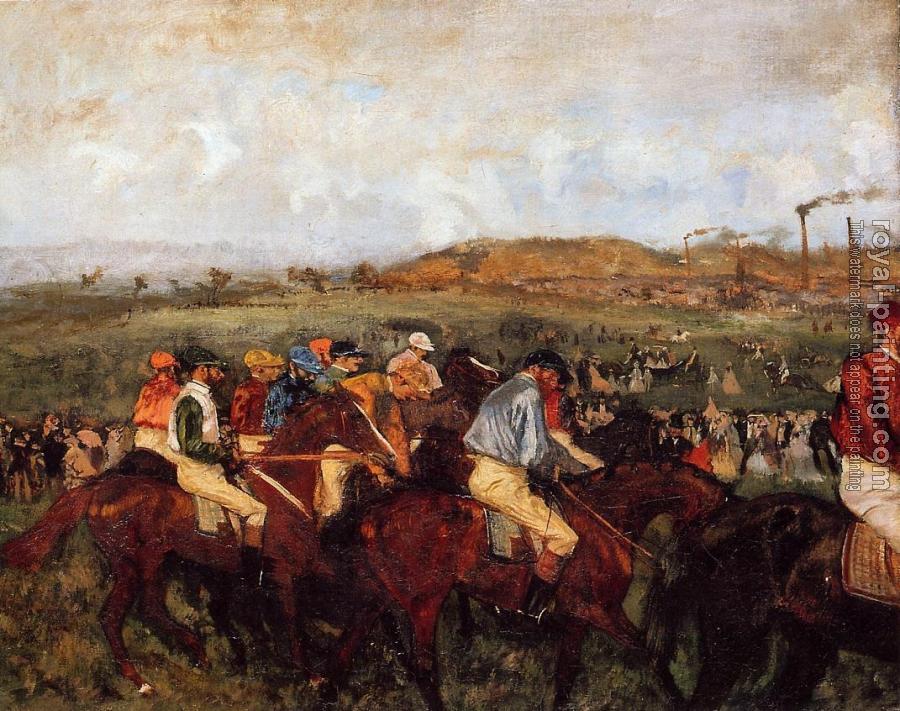 Edgar Degas : The Gentlemen's Race   Before the Start